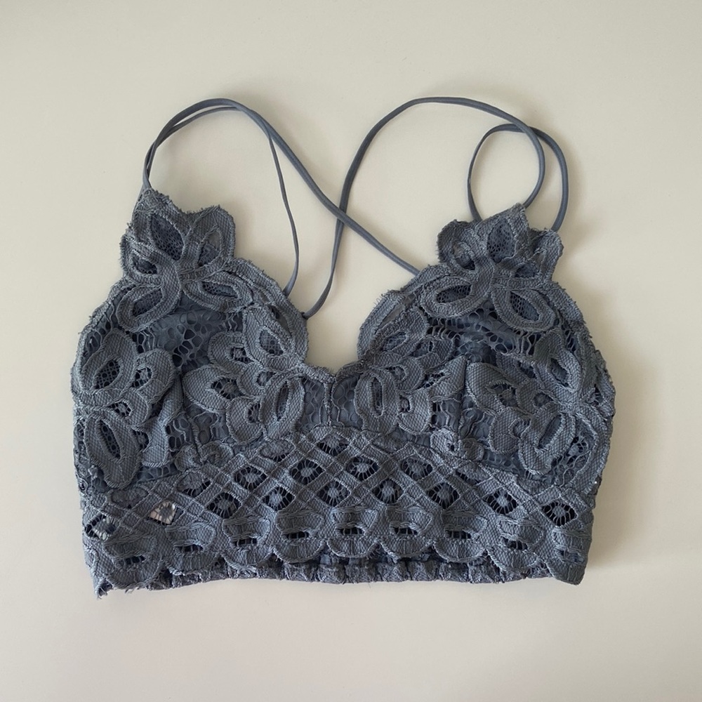 Wishlist blue lacy bralette! Size small!